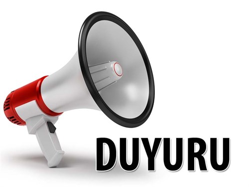 ÖNEMLİ DUYURU